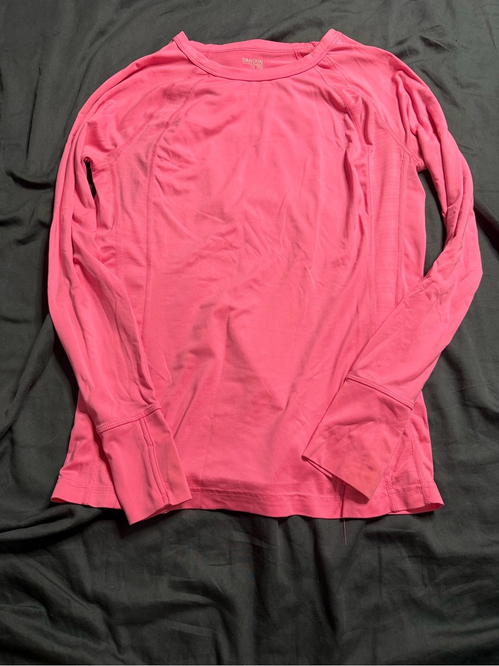 Danskin Now Long Sleeve Active Top - Pink